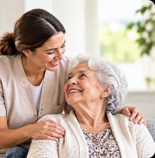Golden Pathways Senior Care Advisor with elderly woman